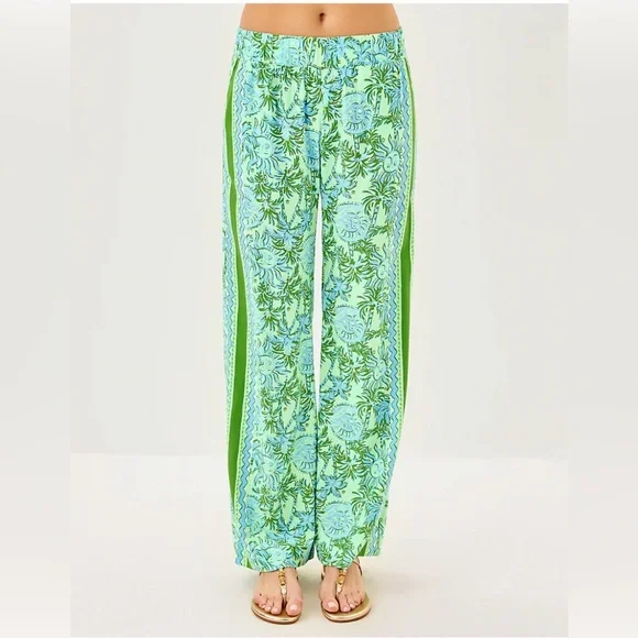 Lilly Pulitzer Bal Harbour Palazzo Pant - Catchin Rays - Picture 1 of 10